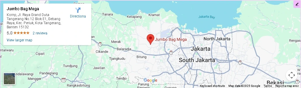 Map showing location of Jumbo Bag Mega